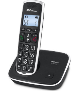 Telefono Inalambrico SPC 7608N, Negro, COMFORTS