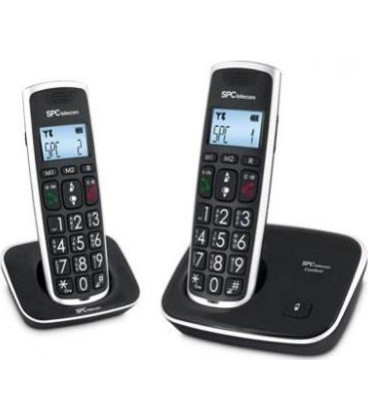 Telefono Inalambrico SPC 7609N, Negro,duo,manos li Telefono Inalambrico SPC 7609N, Negro,duo,manos li