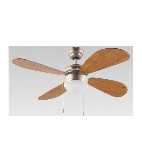 Ventilador Techo FM VT105, 105cm, 4 aspas, luz