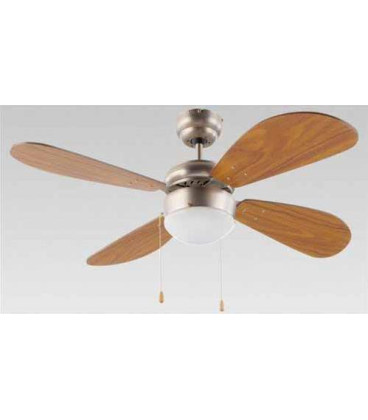 Ventilador Techo FM VT105, 105cm, 4 aspas, luz