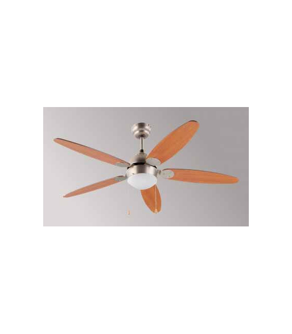 Ventilador Techo FM VT130, 132cm, 5 aspas, luz