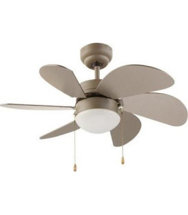 Ventilador Techo FM VT90, 75cm, 6 aspas, luz