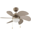 Ventilador Techo FM VT90, 75cm, 6 aspas, luz
