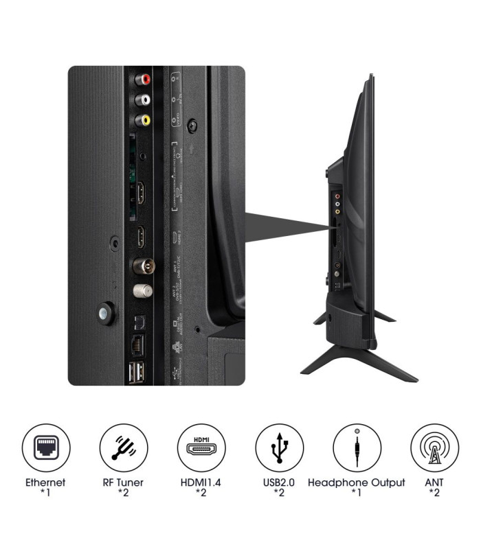 Hisense Televisor inteligente Smart TV LCD Clase 2K Full HD de 40 pulgadas  con frecuencia de movimiento de 120 modos de juego compatible con Alexa y