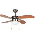 Ventilador techo Orbegozo CP70095, 95cm, 55w, luz,