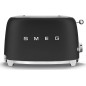 Tostador Smeg TSF01BLMEU, negro mate, style50 Tostador Smeg TSF01BLMEU, negro mate, style50