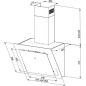 Campana Orbegozo DS80190BL, 90cm