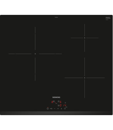 Inducción Siemens EU63KBJB5E, 3 zonas, 60cm, bisel