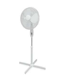 Ventilador Pie Avidsen RD40, 40cm, 3 aspas, blanco