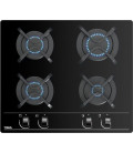 Encimera Teka GBC64000XBB, 4 fuegos, gas, 60cm