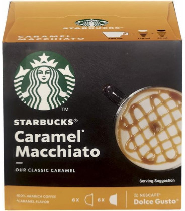 Capsula Starbucks DG Caramel Macchiato Medio, 1 ca