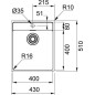 Fregadero Franke CUBETA MARIS MRX21040TL Fregadero Franke CUBETA MARIS MRX21040TL