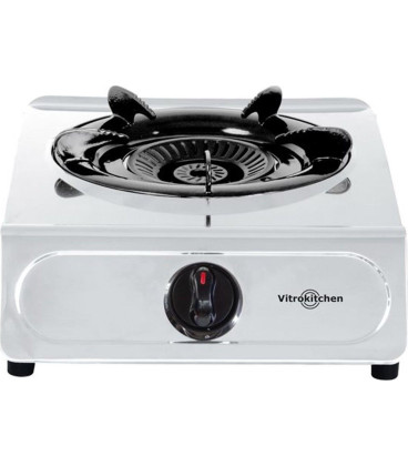 Cocina Vitrokitchen 160IB, 1 fuego, Triple inox, B