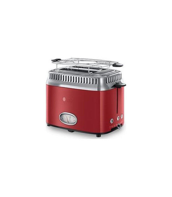 Tostador Russell Hobbs 2168056, Retro Rojo