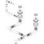 Fregadero blanco ABLG 2X3,5\" OAFB UEBL RUND Fregadero blanco ABLG 2X3,5\" OAFB UEBL RUND