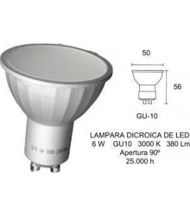 Bombilla LED Fbright 2601670, 6W, GU10, 3000K