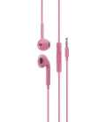 Auriculares DCU 34151002, jack 3.5mm stereo rosa