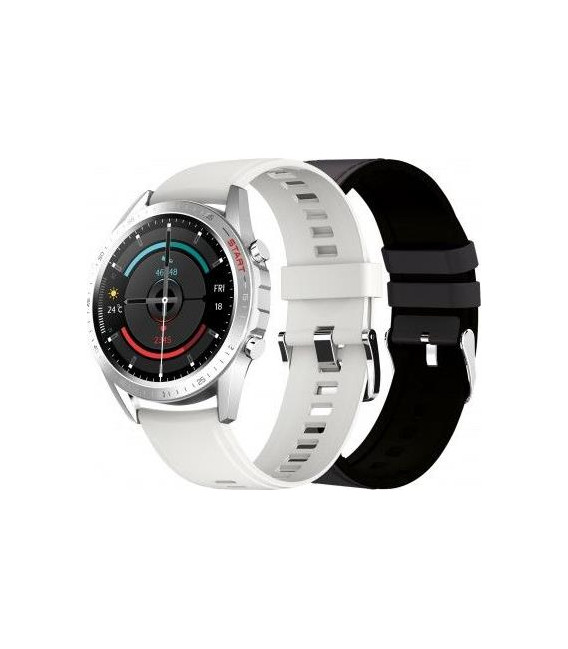 Smartcwatch DCU 34157016, elegance 2 correas blanc