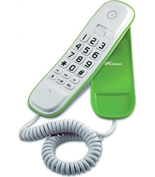 TELEFONO FIJO SOBREMESA SPC TELECOM COMFORT 3293B BLANCO – Movil & Tablet