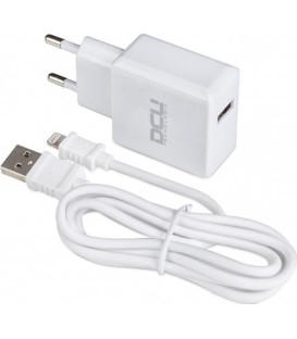 Cargador usb DCU 37350000, 5v 2.4a + cable lightni