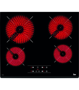 Vitroceramica Teka TZ6415, 4 zonas, 6300w, 21cm