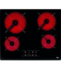 Vitroceramica Teka TZ6415, 4 zonas, 6300w, 21cm
