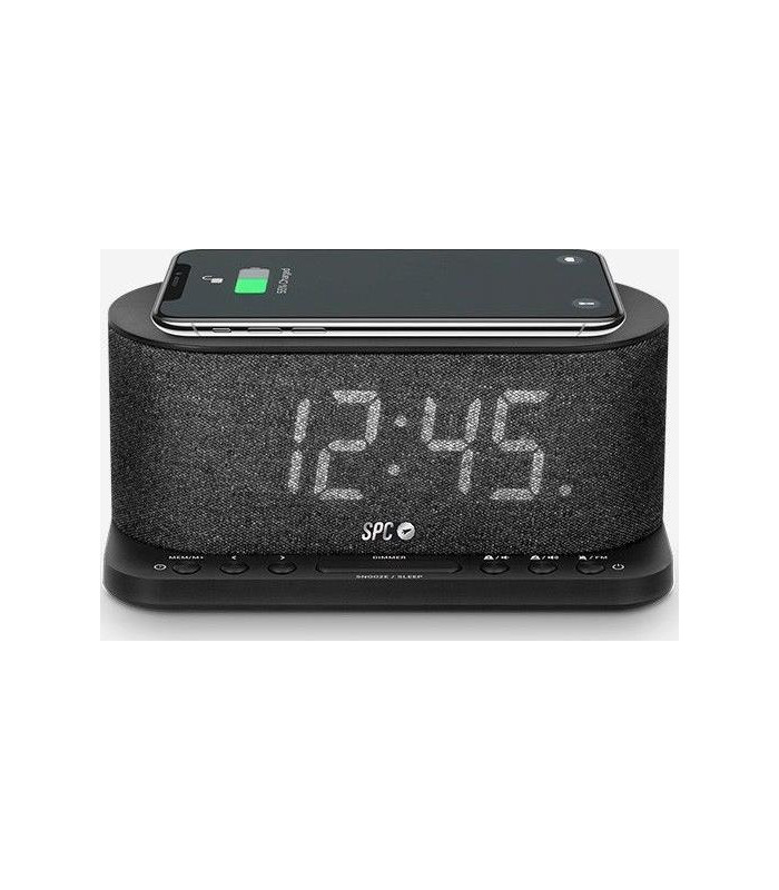 RADIO RELOJ AIWA CRU19BK • DESPERTADOR• DISEÑO SOF