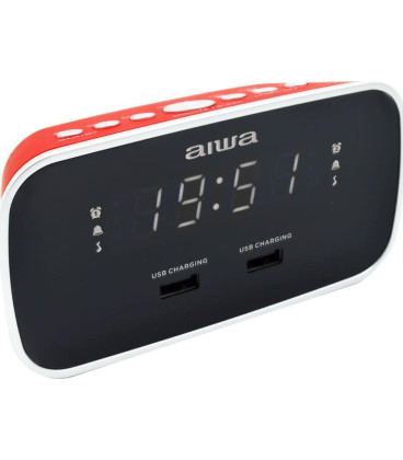 RADIO RELOJ AIWA CRU19RD • DESPERTADOR• DISEÑO SOF RADIO RELOJ AIWA CRU19RD • DESPERTADOR• DISEÑO SOF