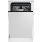 Lavavajillas Beko DIS48120, 11 cub, E, 45cm, integ Lavavajillas Beko DIS48120, 11 cub, E, 45cm, integ