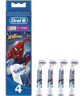 Rec. Dental Oral-B Braun Spiderman Kids Cabezales
