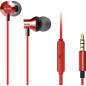 AURICULARES AIWA ESTM50RD IN EAR , RED