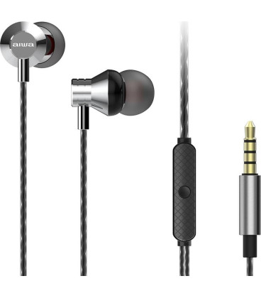 AURICULARES AIWA ESTM50SL IN EAR ,SILVER AURICULARES AIWA ESTM50SL IN EAR ,SILVER