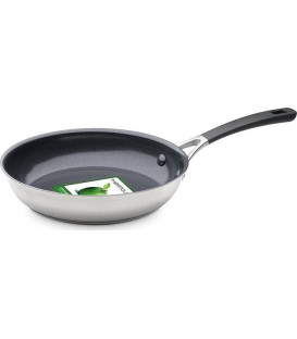 Sarten Honda GreenPan GPMIAISH24, 24cm, Inox, Cer