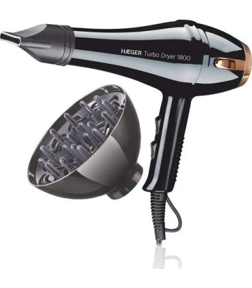 Secador pelo Haeger HD180013A, turbo dryer 1800