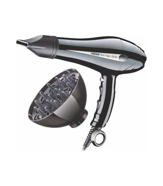 SECADOR PELO HAEGER HD230011B PRO HAIR 2300W MOTOR