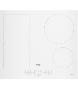 Induccion Beko HII64200FMTW, 4 zonas, 60cm, blanca