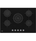 Encimera Beko HILW75222SL, 5 fuegos, Cristalgas, 7