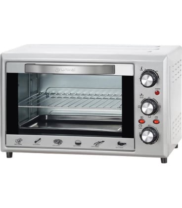 Mini Horno Grunkel HR28SILVER, 28L, Plateado