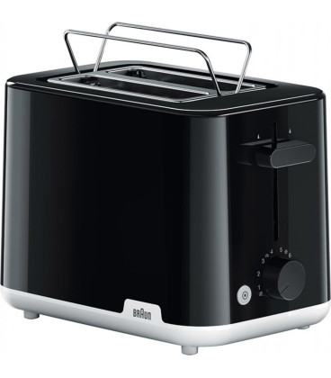 Tostador Braun HT1010BK, 2 Ranuras, negro