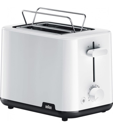 Tostador Braun HT1010WH, 2 Ranuras, blanco