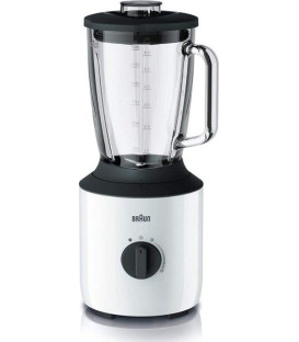 Batidora Vaso Braun JB3150WH, 1.5L, Vaso cristal