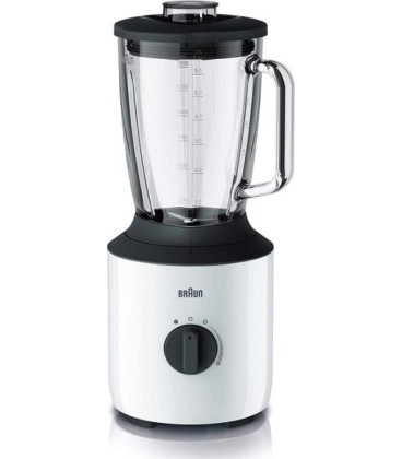 Batidora Vaso Braun JB3150WH, 1.5L, Vaso cristal