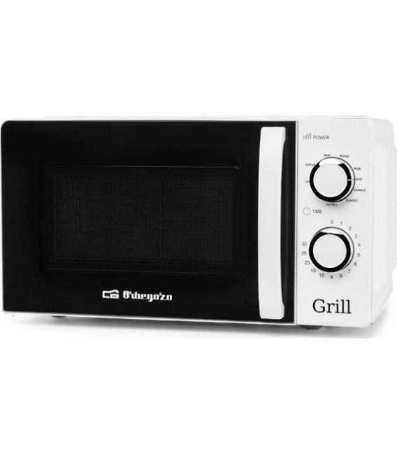 Microondas Orbegozo MIG2130, 20L, 700w, grill, bl