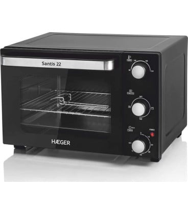 Mini horno Haeger OV22B032A, 22l, 1300w, grill