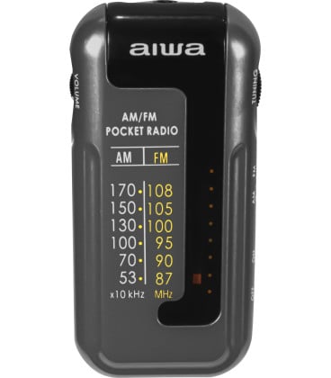 RADIO AIWA R22BK DE BOLSILLO CON AURICULARES ,COMP