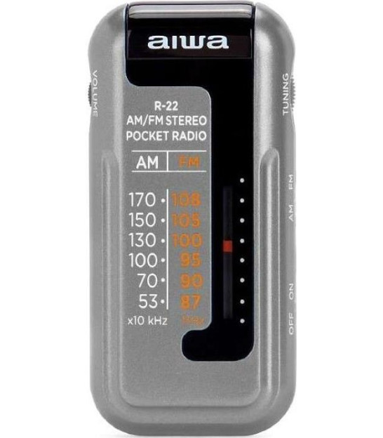 Mini Radio - Mini radio de bolsillo Aiwa R-22 AIWA, Negro