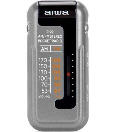 Radio AIWA R22SL •Radio de bolsillo con auriculare Radio AIWA R22SL •Radio de bolsillo con auriculare