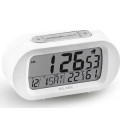 Reloj despertador Elbe RD009B, digit. blanco temp/