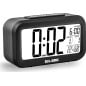 Reloj despertador Elbe RD668N, digit.negro temp/h