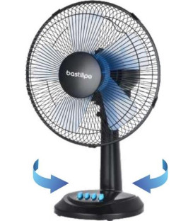 Ventilador Mesa Bastilipo ROCHE, 5 ASPAS, 30CM, 35